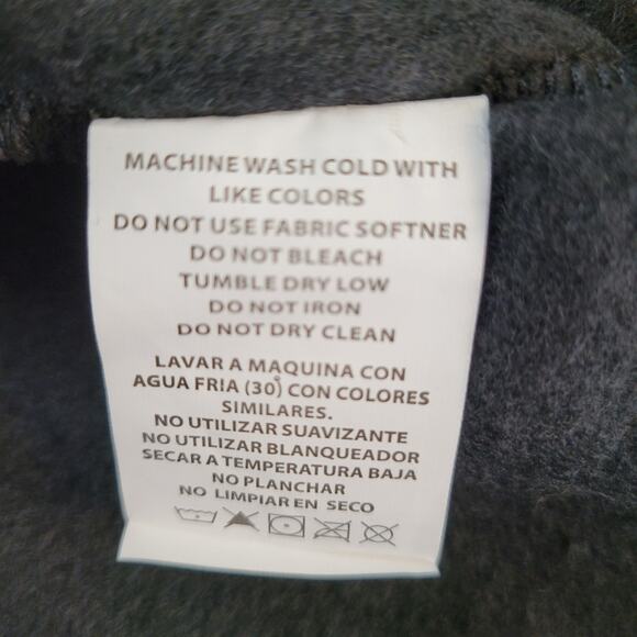 Bebe Sport Collegiate Hoodie Sweatshirt Black | Large - Picture 7 of 7